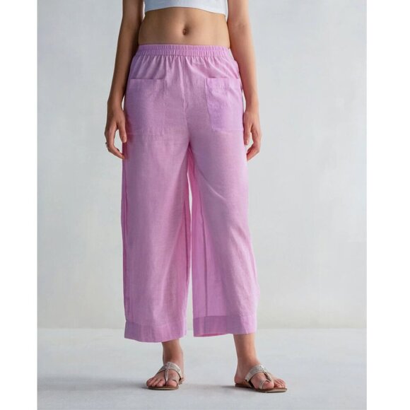 Nicobar Serene Pant Lilac Purple Wide Leg XS - Picture 2 of 16